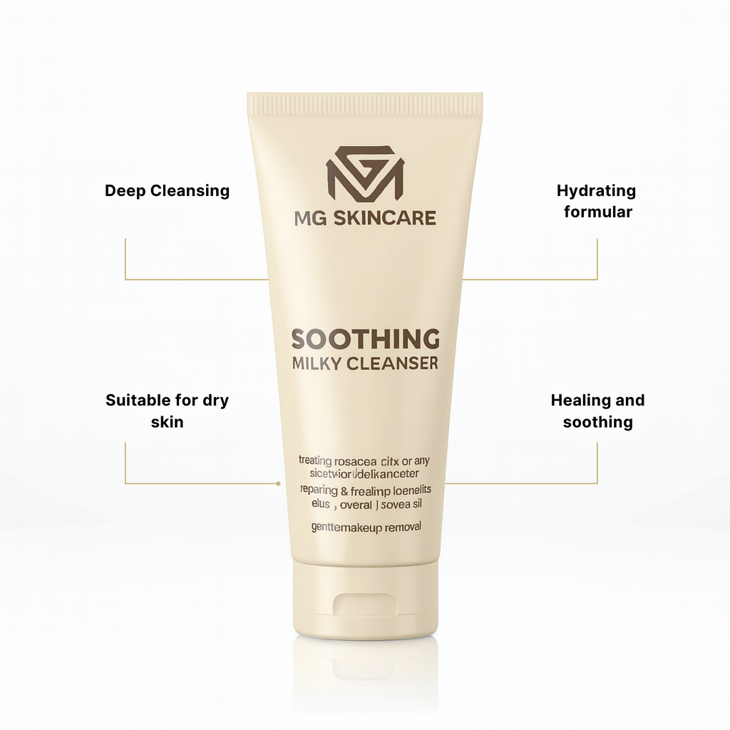 Soothing Milky Cleanser - Face & Eyes Makeup Removal/Cleanser