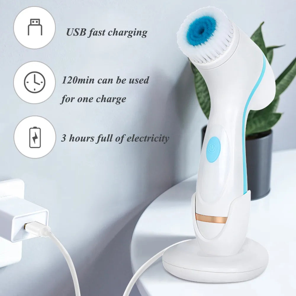 Sonic Facial Cleansing Brush & Spa System