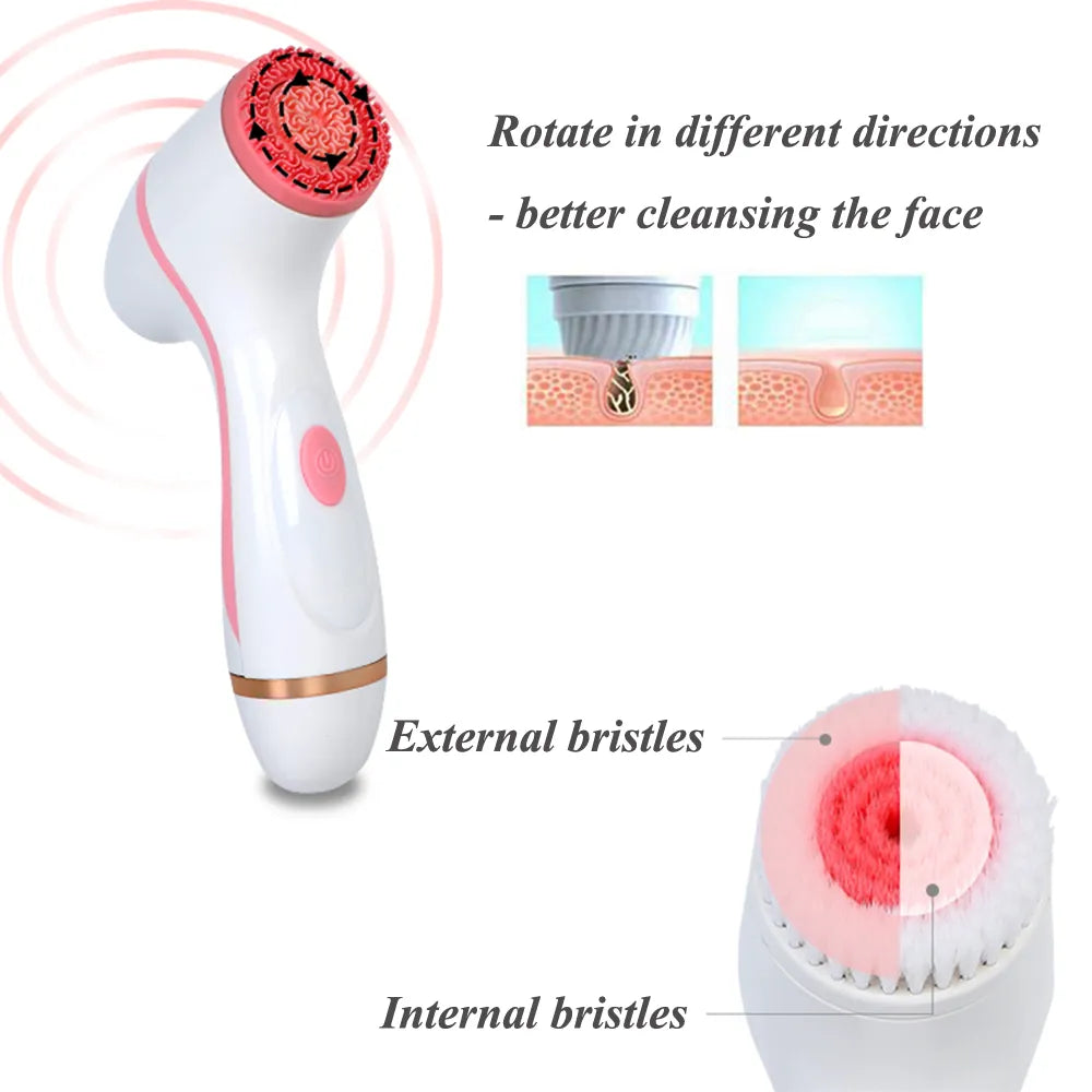 Sonic Facial Cleansing Brush & Spa System