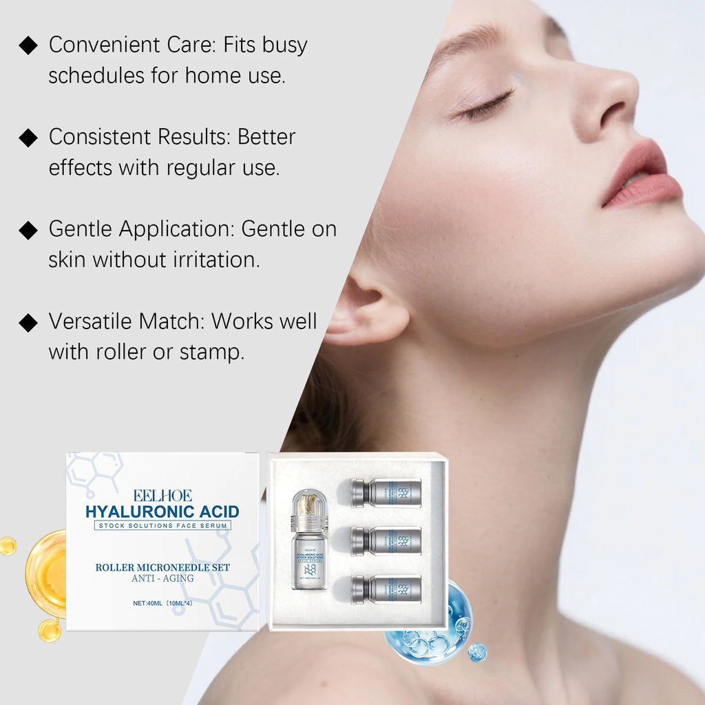 Niacinamide Microneedle Serum Kit with 0.25mm Roller