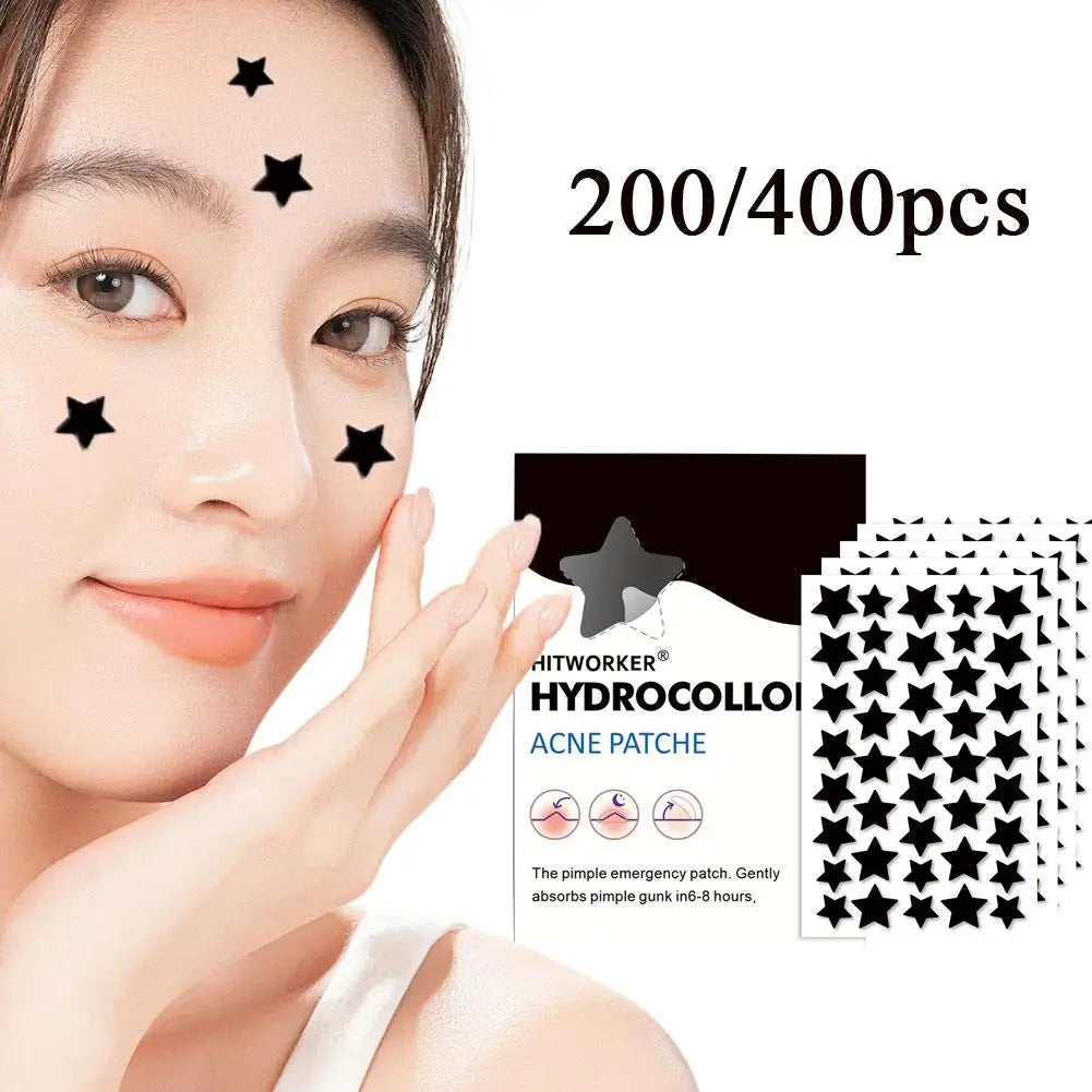 200/400片黑星痘痘贴 超薄水胶体覆盖