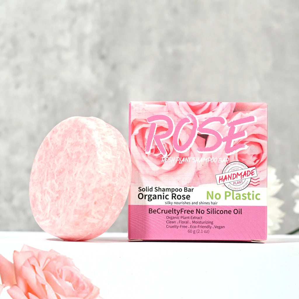 Pink Rose Essential Oil Shampoo Soap