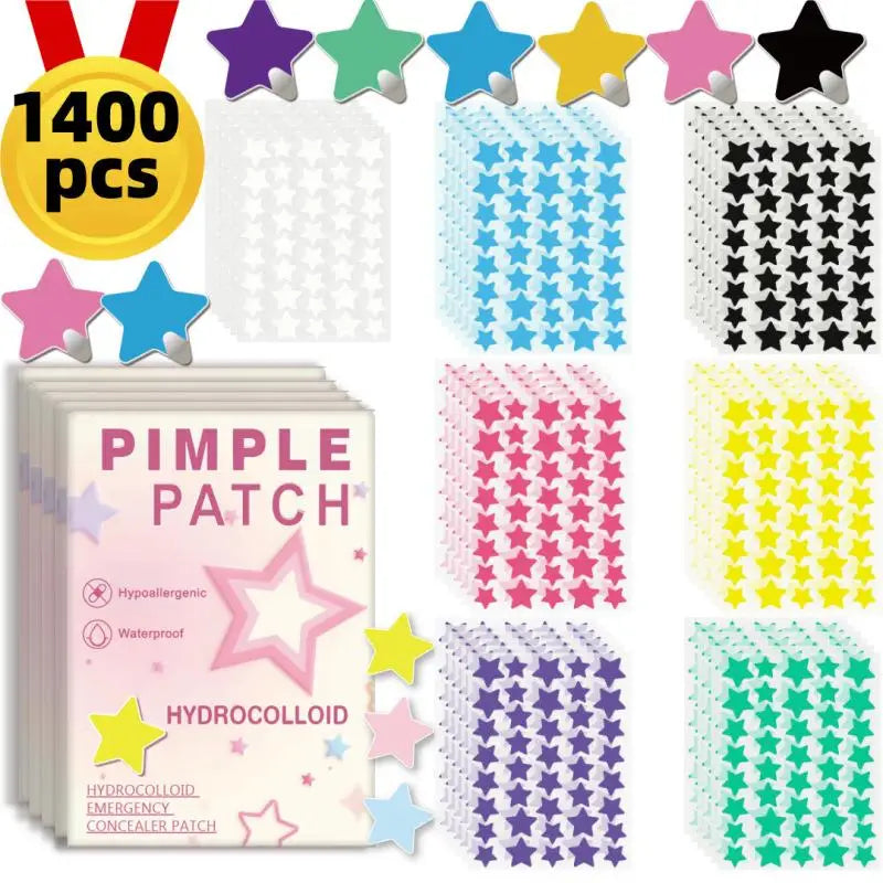 200/400片黑星痘痘贴 超薄水胶体覆盖