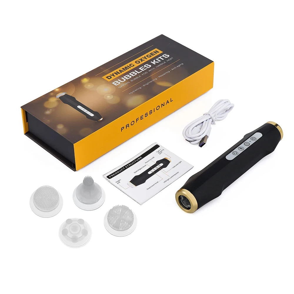 7-Type Oxygen Jet Spa Facial Bubble Gel Device