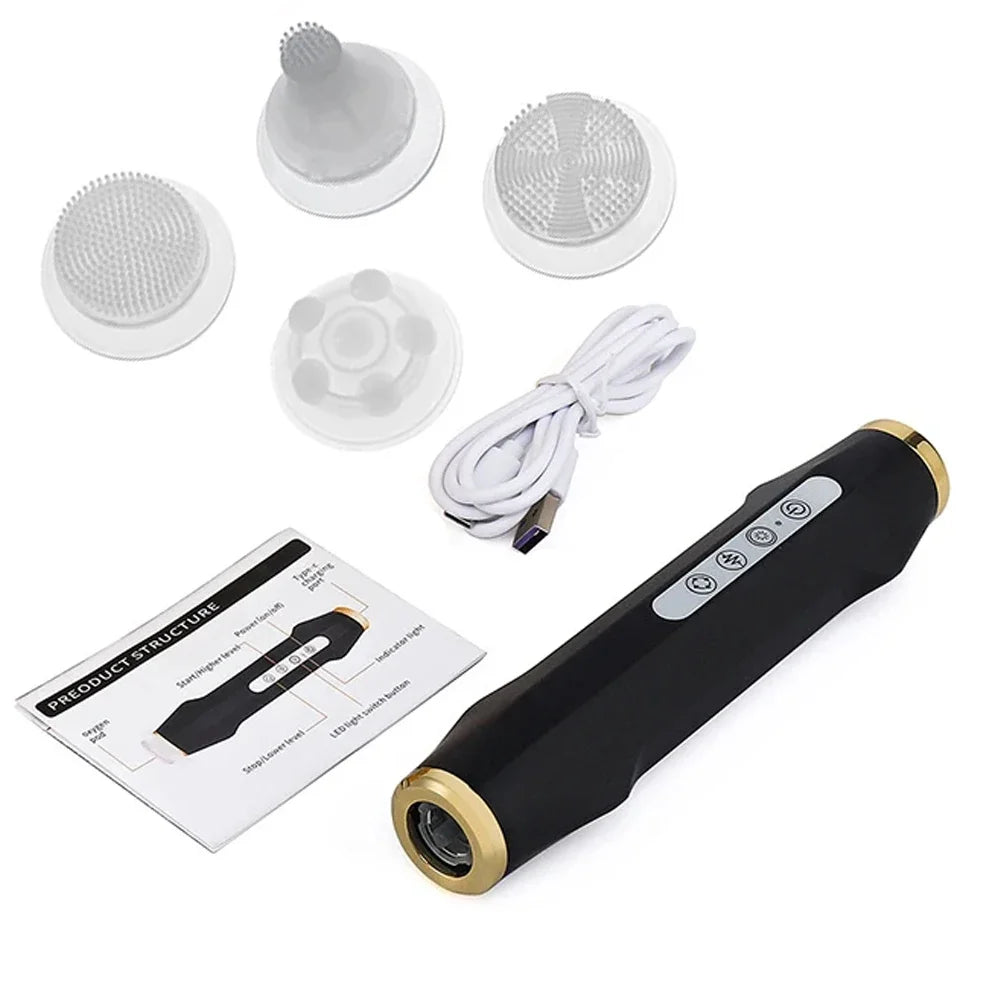 7-Type Oxygen Jet Spa Facial Bubble Gel Device