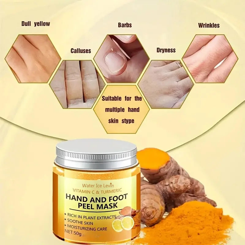 Vitamin C & Turmeric Hand and Foot Wax Mask