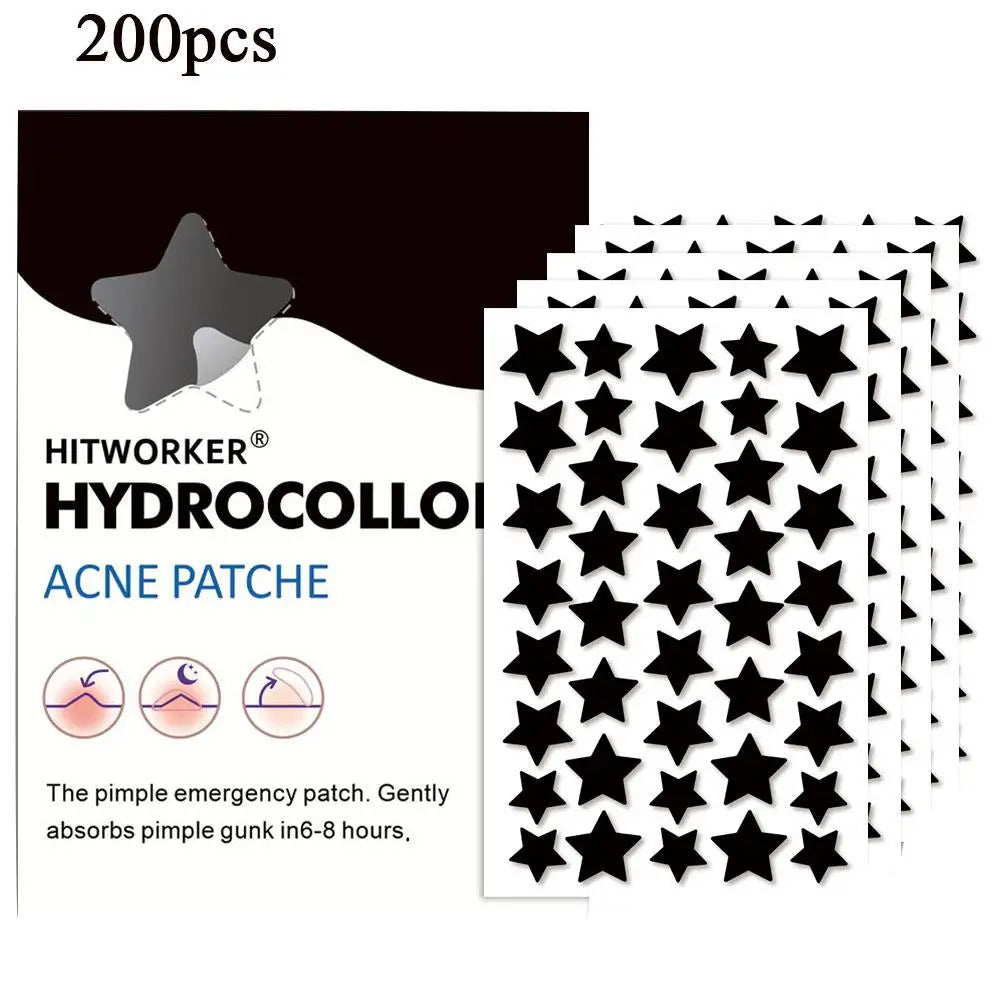 200/400片黑星痘痘贴 超薄水胶体覆盖
