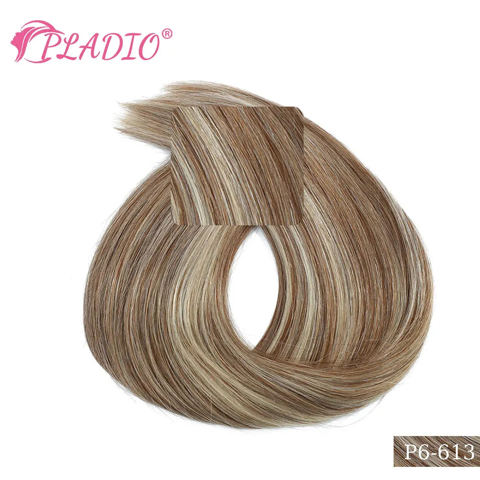 PLADIO I Tip Echthaar Extensions Keratinkapsel 12-26 Zoll