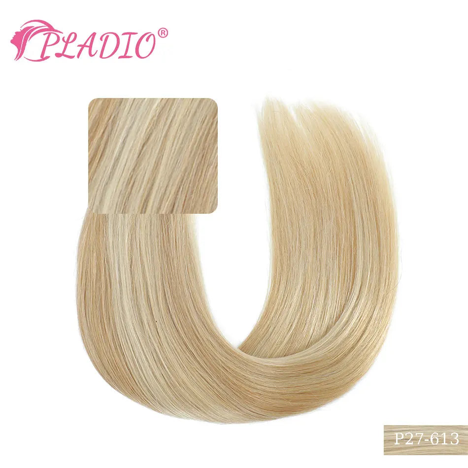 PLADIO I Tip Echthaar Extensions Keratinkapsel 12-26 Zoll