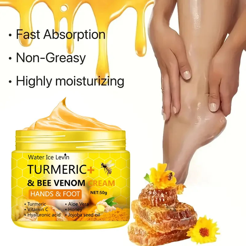 Turmeric Bee Venom Foot & Hand Repair Cream 50g