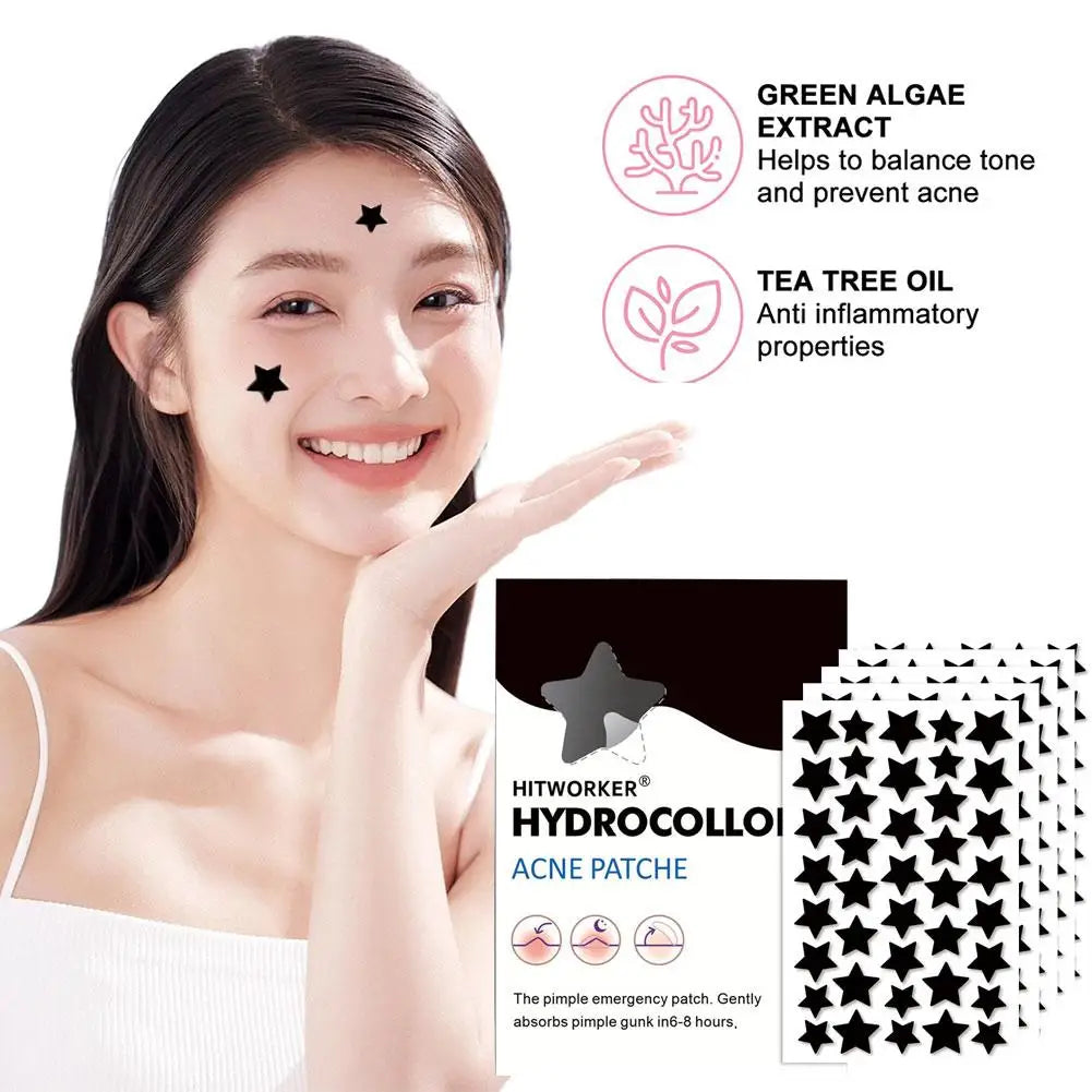 200/400片黑星痘痘贴 超薄水胶体覆盖