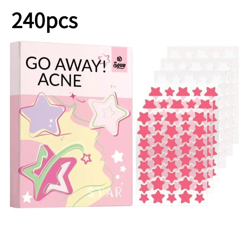 200/400片黑星痘痘贴 超薄水胶体覆盖