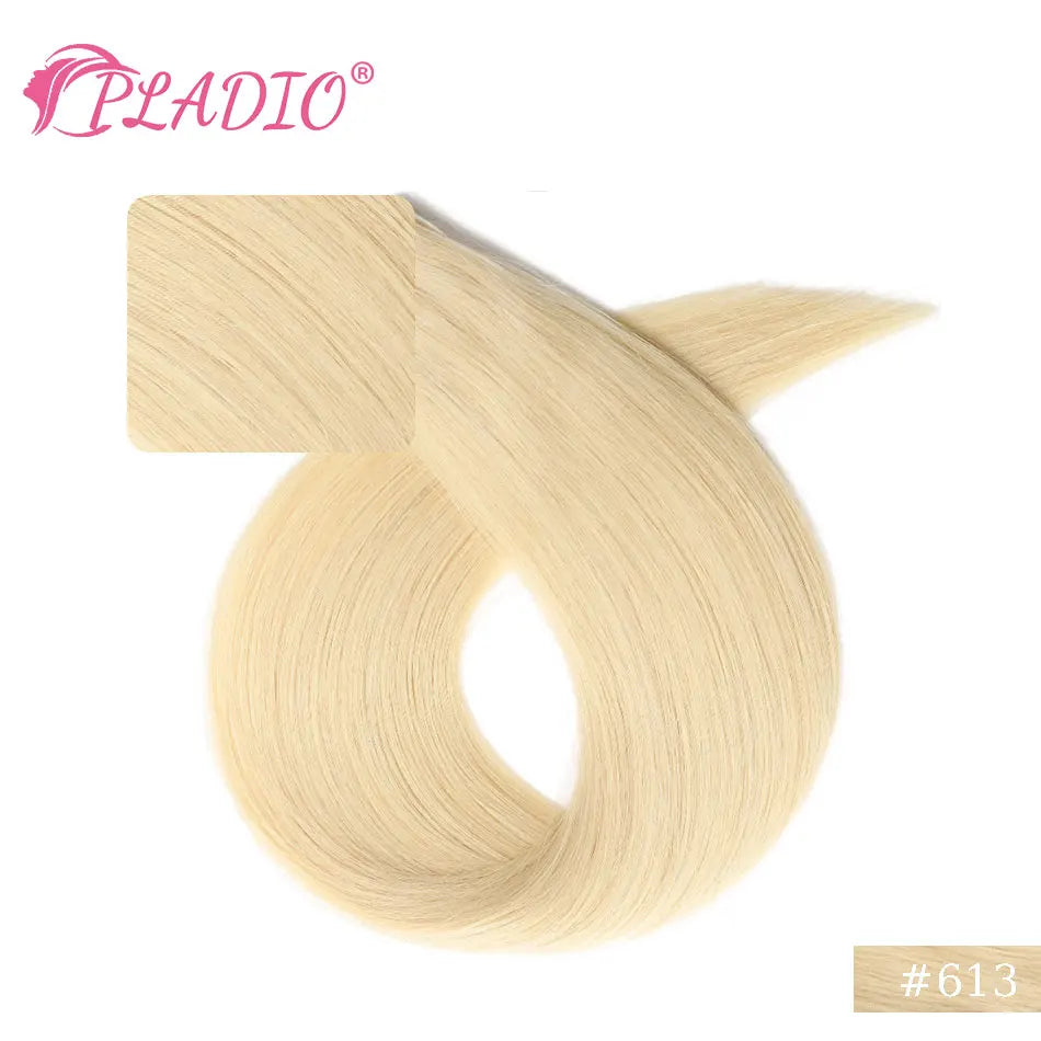 PLADIO I Tip Echthaar Extensions Keratinkapsel 12-26 Zoll