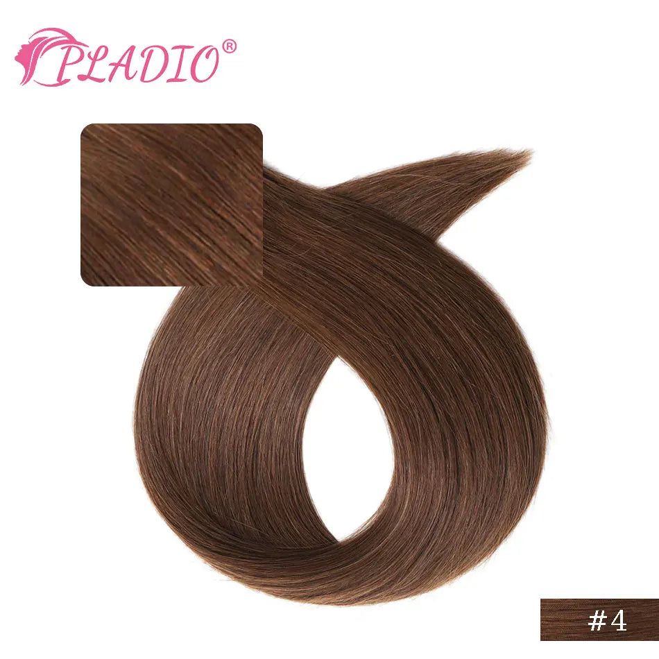 PLADIO I Tip Echthaar Extensions Keratinkapsel 12-26 Zoll
