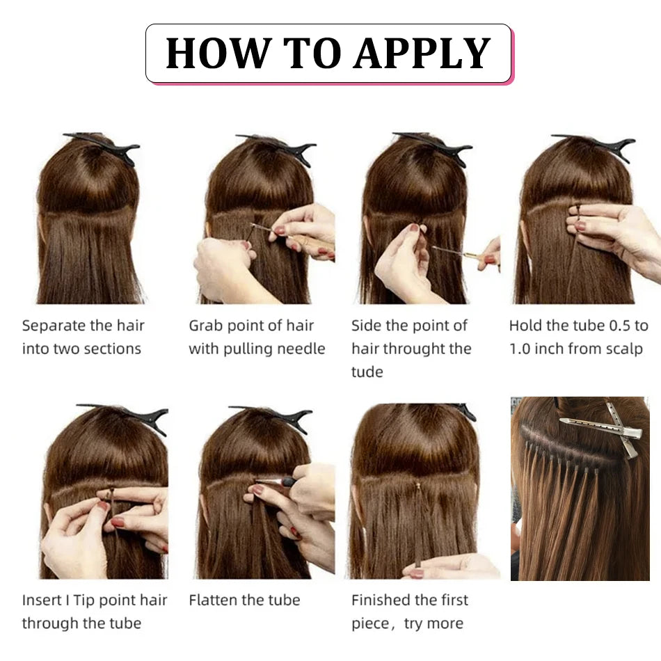PLADIO I Tip Echthaar Extensions Keratinkapsel 12-26 Zoll