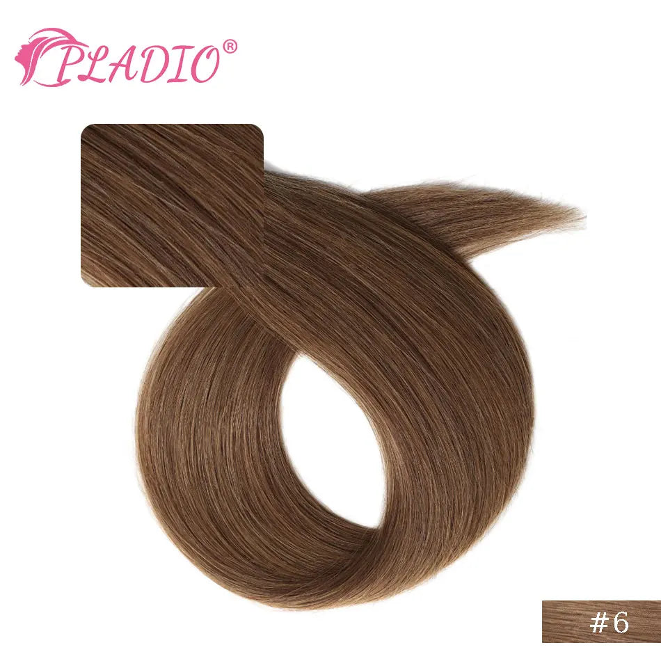 PLADIO I Tip Echthaar Extensions Keratinkapsel 12-26 Zoll