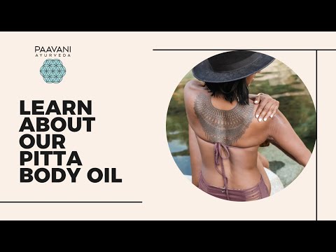 Pitta Body Oil | Cooling Ayurvedic Abhyanga Oil for Sensitive Skin