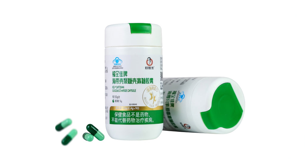 Wellness-Produkt: Kelp Chitosan Chito-Oligosaccharid-Kapseln